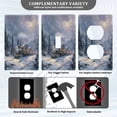 thumbnail image 3 of Light Switch Cover Switch Plate Outlet Cover Plug Cover for Electrical Duplex Outlets Vintage-style Christmas Train, 3 of 6