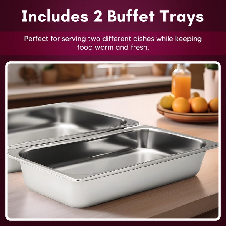 Elite Gourmet Stainless Steel Electric Buffet Server 5Qt photo 4