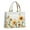 White Sunflower Bee, variant on Large Capacity Tote Bag,White Sunflower Bee Butterfly Pattern Handbag Fashion Luxury Tote Bag,15.7"x13"x 5.1" Inches,Laptop Compatible
