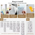 thumbnail image 6 of Spring Botanical Birds Window Privacy Film, Garden Floral Twigs Farmhouse Static Cling UV Sun Blocking Heat Control Window Tint Day and Night, Non-Adhesive One Way Windows Privacy Cover 19.6''x39.3'', 6 of 7