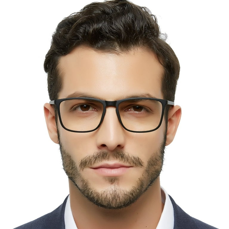 OCCI CHIARI Blue Light Blocking Reading Glasses Mens Super Lightweight  Reader Full Titanium Rimless Glasses 1.0 1.25 1.5 1.75 2.0 2.25 2.5 2.75  3.0 3.5 with Acrylic Lens 