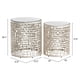 thumbnail image 5 of Mesa Lateral Kessa Muebles Reden Plateado Set de 2 Piezas 44 x 51 x 44 cm, 5 of 5