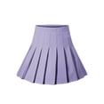 thumbnail image 1 of hirigin Female Skirt Solid Color High Waist Pleated Skirt Leisure Wear, 1 of 3