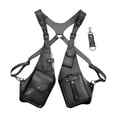 thumbnail image 4 of Retro Leather Strap Armpit Crossbody Bag Outdoor Square Package Phoner, 4 of 8