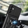 thumbnail image 3 of Carcasa Para Samsung Galaxy A14 5G Cámara Deslizante Armadura Teléfono Funda De Soporte De Anillo Magnético Para Coche, 3 of 4