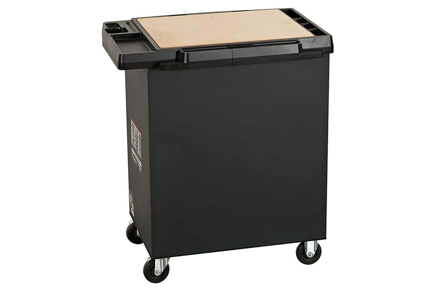 27 in 3-Drawer 1 Lift-up Panel Door Mobile Workstation