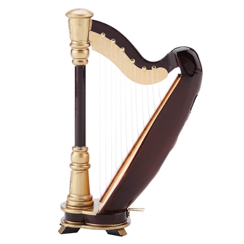 Haofy Miniature Harp, Instrument Ornaments, Birthday Gift For Musicians Gift Kids - Walmart.com Walmart.com