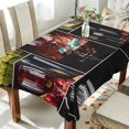 thumbnail image 3 of Rustic Wine Collage Table Cloths Square 54x54 Inch,Wine Glasses Print Picnic Table Cover Dining Room Table Decor,Washable Polyester Tablecloth, 3 of 7