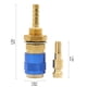 thumbnail image 5 of Speravity Conector rápido refrigerado por agua, 60mm, conexión rápida, soldadura MIG, reemplazo de accesorios de adaptador de cobre con ajuste para Suministros de soldadura Azul Speravity TO008389-01, 5 of 6