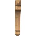 thumbnail image 2 of Ekena Millwork 6"W x 30"D x 42"H Legacy Craftsman Rough Sawn Bracket, Western Red Cedar, 2 of 4