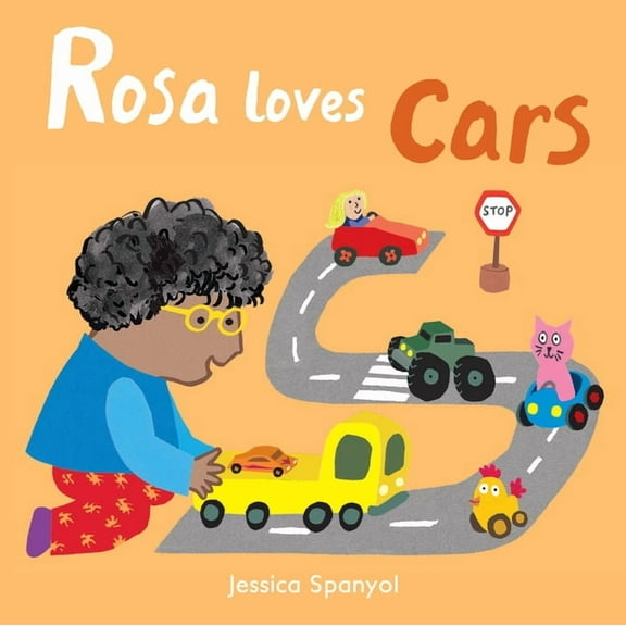 Rosa Loves Cars (Board Book)
