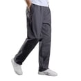 thumbnail image 2 of hotojiny Mens Dress Pants Elastic Waist Summer Work Trousers Lightweight Straight Leg Hiking Walking Pants for Big and Tall, 2 of 5