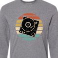 thumbnail image 4 of Inktastic Turn Table Record Player Retro Long Sleeve T-Shirt, 4 of 5