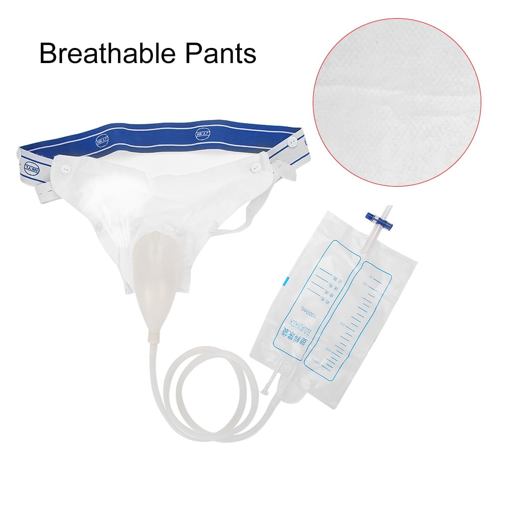 OTVIAP Urine Collector, Wearable Silicone Urine Catheter Bags With Leak