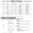 thumbnail image 3 of Busydd Swim Suits for Women Tummy Control One-Piece Swimsuits Solid Color Pleated Monokini Swimsuits for Women Deep V Neck Ribbed Bathing Suits, 3 of 6