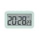 thumbnail image 2 of Reloj electrónico digital: pantalla LED, estéreo, alarma de repetición, cambio 12/24H, cuenta regresiva, pantalla 3D, verde menta, 2 of 8