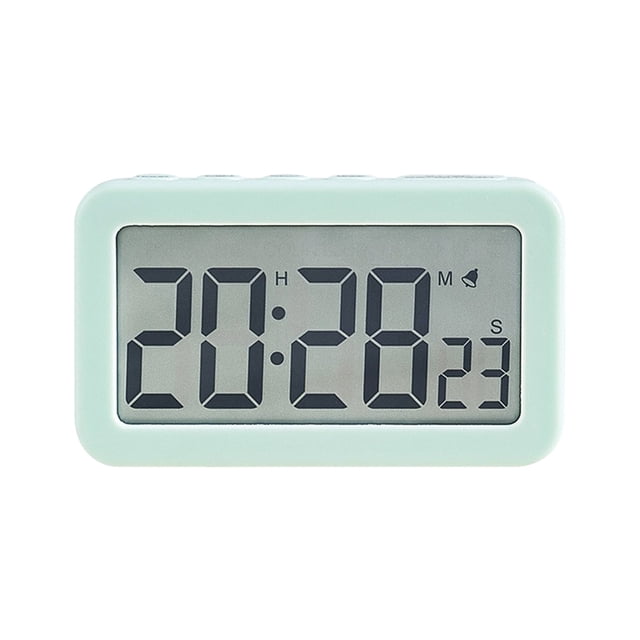 Réveil Numérique Horloge Électronique Numérique Affichage Led Horloge Électronique Stéréo Affichage Numérique Réveil avec Répétition Commutation 12/24 H Compte à Rebours Réveil Led