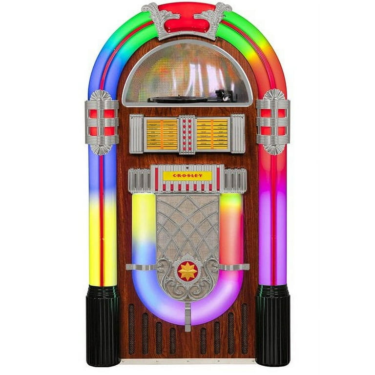 Crosley Full Size Bluetooth Jukebox with Vinyl Record and CD