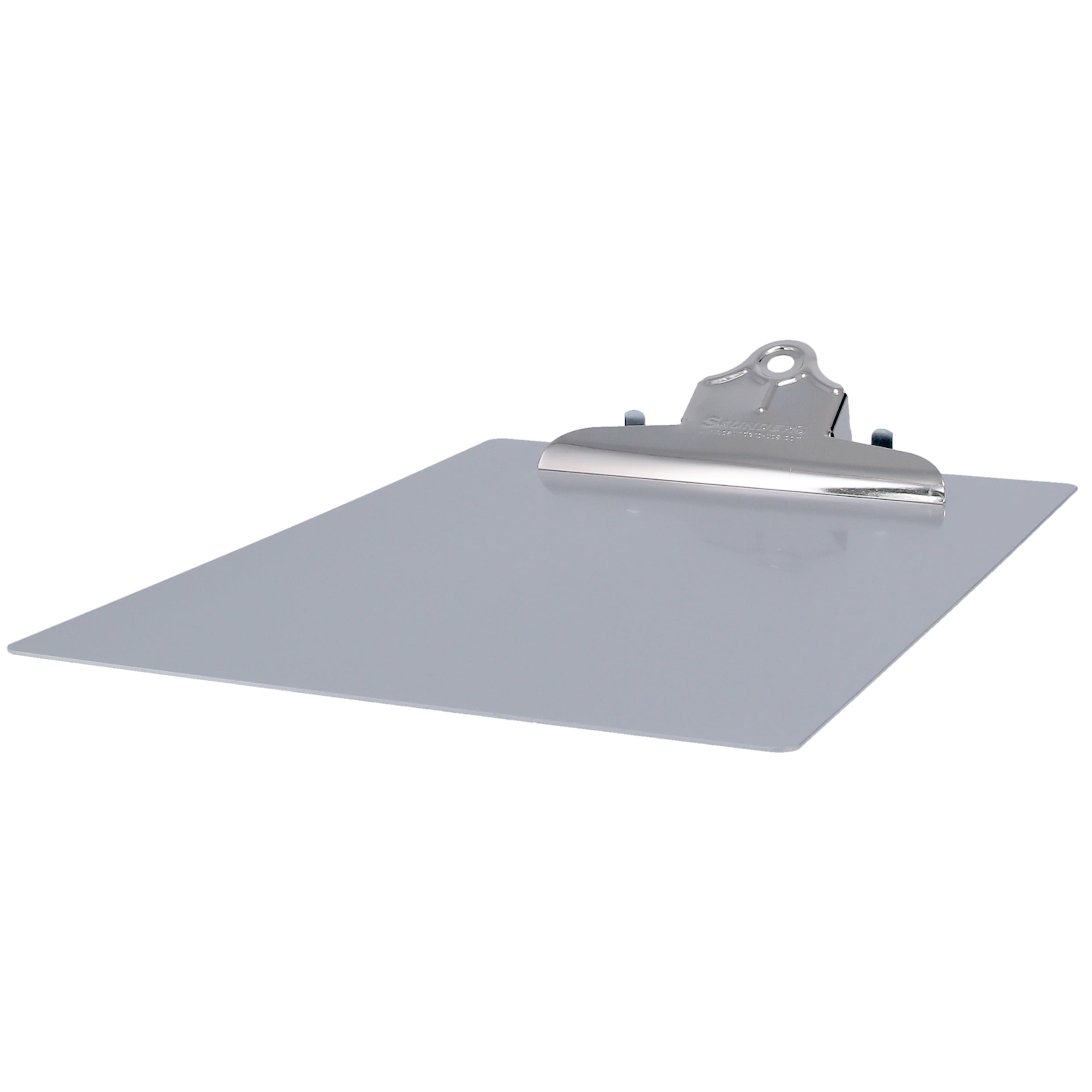 Saunders Recycled Aluminum Clipboard, A, High Capacity Clip, Letter, Silver