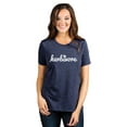 thumbnail image 2 of Herbivore Women's Fashion Relaxed T-Shirt Tee Heather Navy Small, 2 of 3