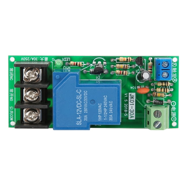 Module de Commutation de Minuterie, DC12V Temporisateur Temporisateur Réglable Temporisateur Module de Commutation de Temporisation sur Arrêt Efficacité Maximisée