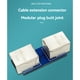 thumbnail image 4 of Módulo Adaptador de Cable Gigabit Ethernet Conector de Extensión de Cable de Red Adaptador RJ45 Conector de Red de Conexión Directa, 4 of 5