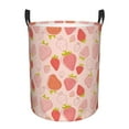 thumbnail image 6 of Lsque Strawberry pattern Laundry Hamper Basket, Tall Woven Rope Hamper Basket for Clothes, Lightweight Storage Basket, Collapsible Waterproof-Small, 6 of 8