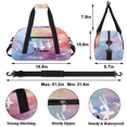 thumbnail image 2 of Qzaxky Custom Dance Bag Personalized Gym Bag Duffle Bag Large Dance Bags for Girls with Name Overnight Bag Abstract Pattern, 2 of 7
