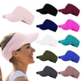 thumbnail image 7 of CZADY Women's Golf Visor, Lightweight Packable Stretchy Sun Hat, Quick-Dry for Running Tennis Outdoor, Adjustable Fit, Pink, 7 of 7