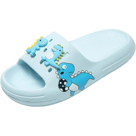 

Slide Sandals for Boys and Girls Anti-Slip Pillow Slippers Ultra Light Home Slippers Shower Summer Sandals Water Shoes (Little Kid/Big Kid)