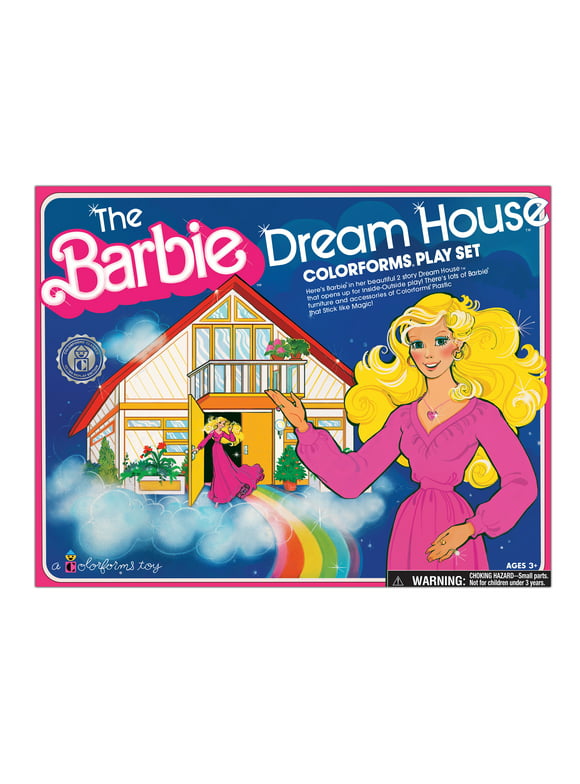Playmonster The Barbie Dream House Colorforms Play Set - For Ages 3+