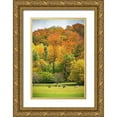 thumbnail image 1 of Murdock, Ramona 23x32 Gold Ornate Wood Framed with Double Matting Museum Art Print Titled - Peaceful Pasture, 1 of 4