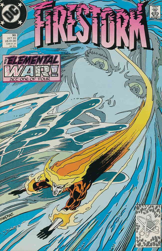 Cover of Firestorm the Nuclear Man #90