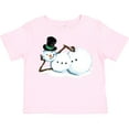 thumbnail image 3 of Inktastic Sassy Snowman in Top Hat Boys or Girls Toddler T-Shirt, 3 of 5