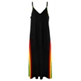 thumbnail image 3 of Rasta Stripe Rasta Color Pattern Sleeveless Dress luxury dress bandage dress, 3 of 5