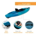 thumbnail image 5 of Lifetime Tundra 10 ft Sit-Inside Kayak, Bahama Fusion (91193), 5 of 27
