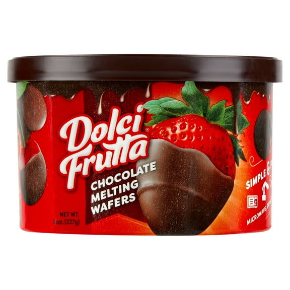 Dolci Frutta Chocolate Melting Wafers, 8 oz