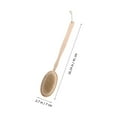 thumbnail image 6 of PBPBOX Durable Wooden Back Scrubber Bath Brush with Lanyard for Cleaning and Massaging Beige 18 Inches, 6 of 8