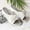 White, variant on WIZUTIZ Bedroom Slippers Women Athletic Comfort Lightweight Summer Shoes for Women Slides Wedge Sandals Slide Sandals BOHO Knitted Beach Sandals Outdoor Slippers Mom Birthday Gifts