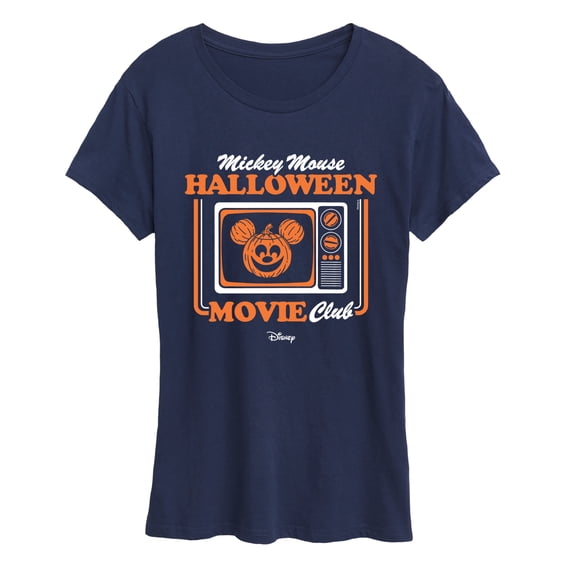 Disney - Mickey Mouse Halloween Movie Club - Women's Short Sleeve Graphic T-Shirt