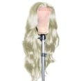 thumbnail image 1 of 24 Inch Medium Curl Wig - Heat-Resistant Silk, Glue-Free, Adjustable - for Fashionable Women & Cosplay, 1 of 4