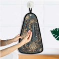 thumbnail image 5 of Epiphyllum and Crow Hanging Towel Hand Towel 16.53x12.20in Quick-Drying for Kitchen and Bathroom Use, 5 of 6