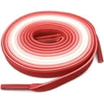thumbnail image 1 of Flat Colorful Shoelaces Gradient Rainbow Shoe Lace Shoestring 2 Pair, 1 of 7