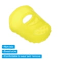 thumbnail image 4 of Uxcell Rubber Finger Tips Silicone Thumb Fingertip Protector Thimble for Guitar Playing Yellow 5 Size Assorted 20 Pack, 4 of 6