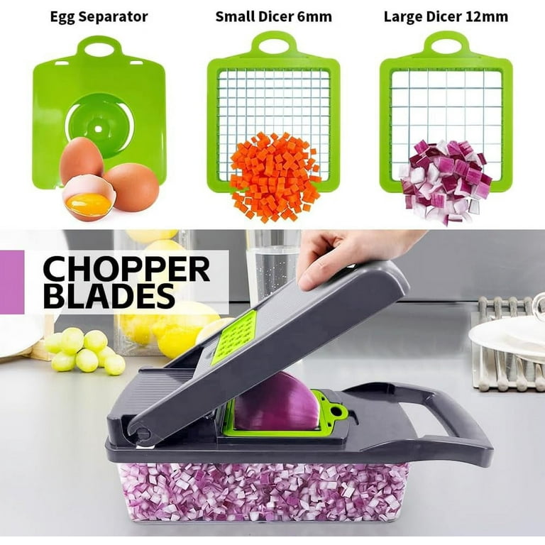 Vegetable Choppers, Onion Chopper, 12 in 1 Vegetable Cutter, Pro