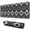 Black Geometric Pattern, variant on Long Mouse Pads for Desk,Black Geometric Diamond Striped Pattern Desk Mats on Top Of Desks, Desk Mouse Pad Extra Large with 3mm Non-Slip Base and Stitched Edge for Gaming,Office,Work,Home 31.5"x11.8"