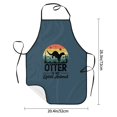 thumbnail image 3 of Otter Spirit Animal Apron, Inspirational Gifts for Men Women, Funny Apron, Chef Bib with Pockets, Waterproof Work Apron for BBQ Kitchen Crafting Gardening, 3 of 9