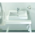 thumbnail image 6 of Duravit Vero 23 5/8'' x 18 1/2'' Bathroom Sink White with WonderGliss, 6 of 7