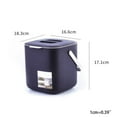 thumbnail image 3 of HLONK for Creative 2 Tiers Compost Bin with Handle Compost Drainer Rubbish Recycling B, 3 of 18