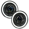 thumbnail image 2 of Fits 2007-2018 Jeep Wrangler JK Oracle Lighting Headlight Assembly 5876-001 Oculus; LED Bulb; Projector Beam With DRL; Bi-LED; 36 Watts; 4800 Lumens; 5500 Kelvin; Black Housing; DOT/SAE Certified, 2 of 11
